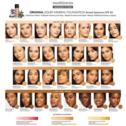 Discount Original Liquid Mineral Foundation Spf 20 Bases De Maquillaje