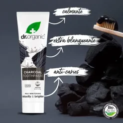 DR. ORGANIC Pasta De Dientes Blanqueante De Carbón Activado