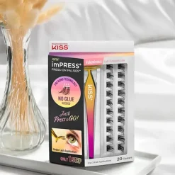 Clearance Press-On Falsies Voluminous Pestañas Postizas