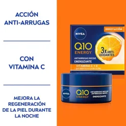 Hot Q10 Energy Crema Noche Anti-Arrugas Hidratación