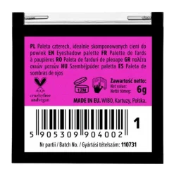 Quattro Eyeshadow Palette Sombras De Ojos