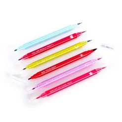 New BACK 2 SCHOOL Set De 6 Dobles Subrayadores