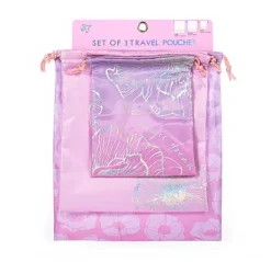 TRI-COASTAL Set Of 3 Travel Pouches