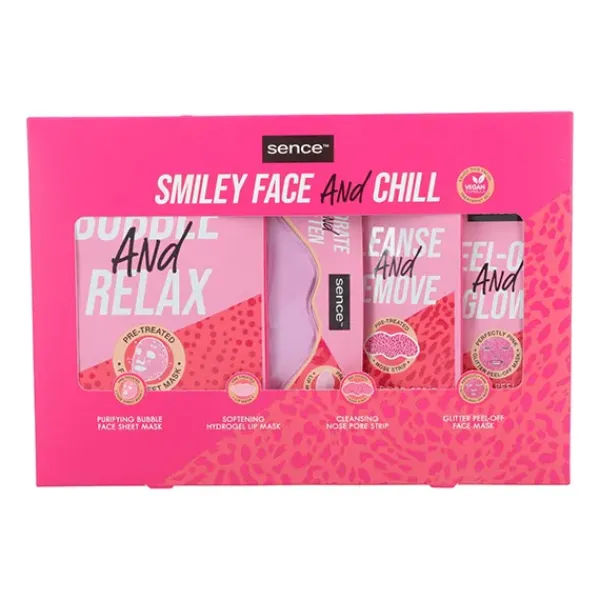 Set Smiley Face And Chill Hidratación