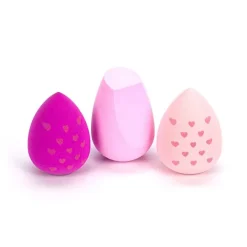 Shaka Pop 3 Beauty Blenders Pink Glitter*TRI-COASTAL