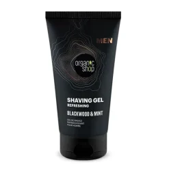 Sale ORGANIC SHOP Shaving Gel Refreshing Blacwood & Mint