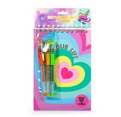 Online BIG DREAM COLLECTION Skecth Book With 25 Stickers