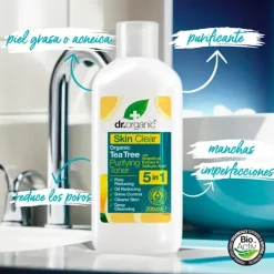 DR. ORGANIC Skin Clear Organic Tea Tree Purifying Toner 5In1