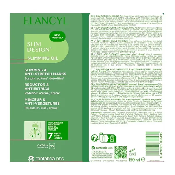 Hot ELANCYL Slim Design Cellulite