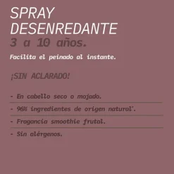Spray Desenredante Kids Higiene Y Cuidado