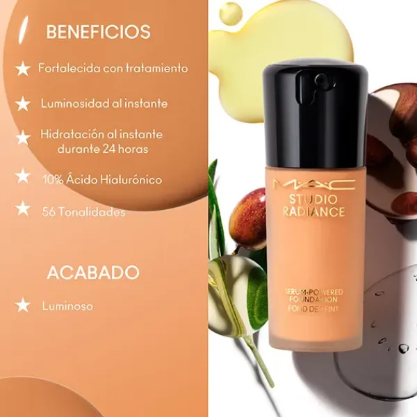 Best Studio Radiance Serum-Powered Foundation Bases De Maquillaje