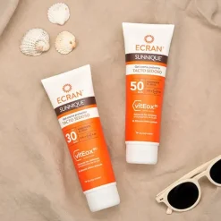 New ECRAN Sunnique Gel-Crema Tacto Sedoso Spf30