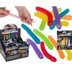 New OUT OF THE BLUE Super Stretchy Wiggly Worms