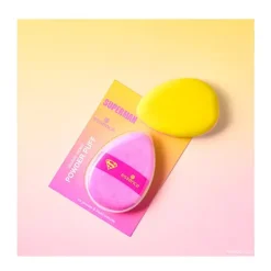 Superman Double-sided Powder Puff Esponjas De Maquillaje