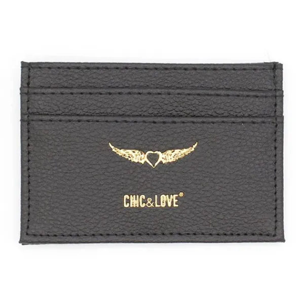 CHIC & LOVE Tarjetero Negro