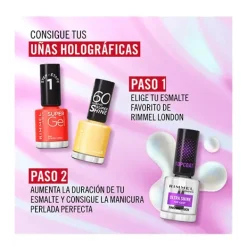 Top Coat Nail Care Ultra Holographic*RIMMEL LONDON Best