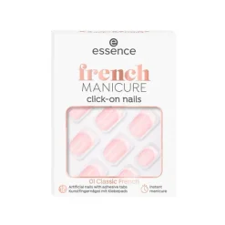 Hot Uñas Artificiales Click-On French Manicure Lacas Y Esmaltes Uñas