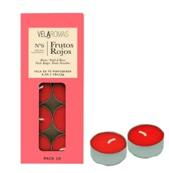 Online VELAROMAS Vela té Frutos Rojos