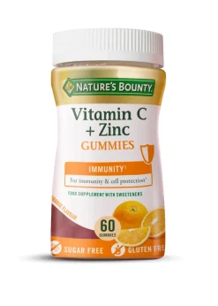 Online NATURE'S BOUNTY Vitamina C + Zinc Gummies