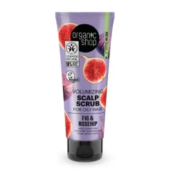 Online ORGANIC SHOP Volumizing Scalp Scrub Fig & Rosehip