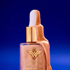 Online Wonder Woman Liquid Luminizer Face Drops Iluminadores Maquillaje