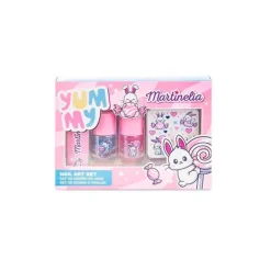 Yummy Nail Set 2 Nail Polish + Nail File + Sticker*MARTINELIA Online